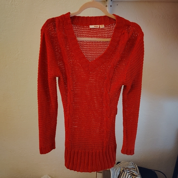 Women's Red Sweater - Picture 2 of 7